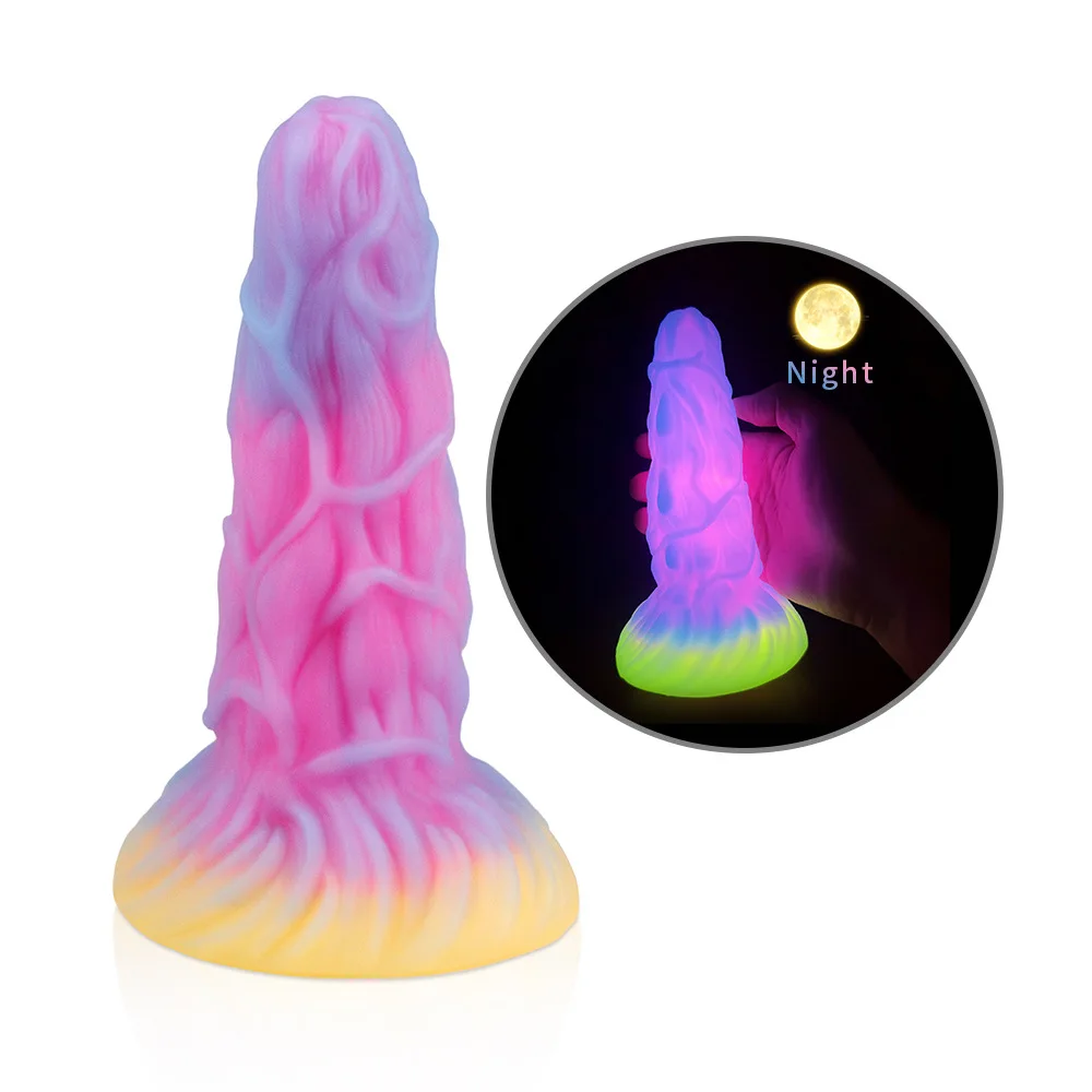 2024 Luminous Anal Plug Animals Dildos For Women Men Butt Plug With Suction Cup Silicone Anal Plug Beautiful Anal Sex Toys 2024 Luminous Anal Plug Animals Dildos For Women Men Butt Plug With Suction Cup Silicone Anal Plug Beautiful Anal Sex Toys