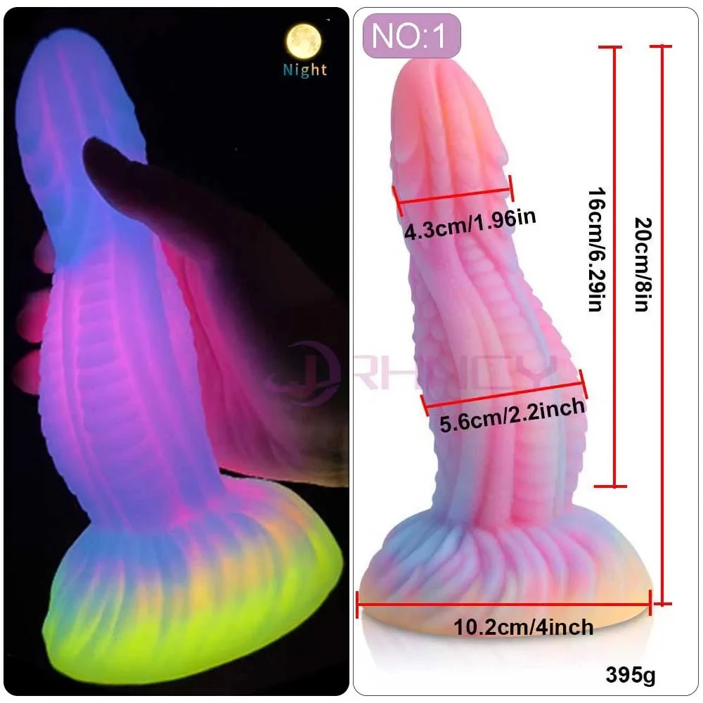 2024 Luminous Anal Plug Animals Dildos For Women Men Butt Plug With Suction Cup Silicone Anal Plug Beautiful Anal Sex Toys 2024 Luminous Anal Plug Animals Dildos For Women Men Butt Plug With Suction Cup Silicone Anal Plug Beautiful Anal Sex Toys