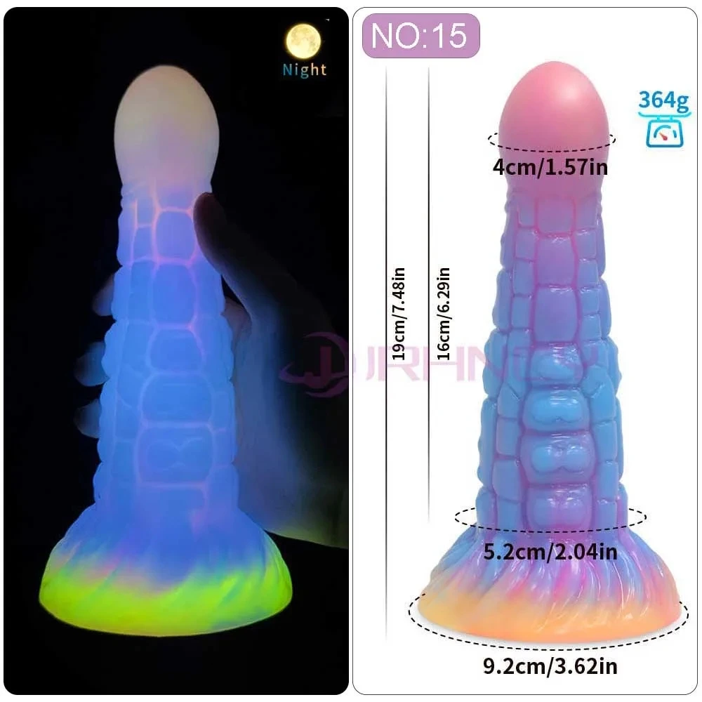 2024 Luminous Anal Plug Animals Dildos For Women Men Butt Plug With Suction Cup Silicone Anal Plug Beautiful Anal Sex Toys 2024 Luminous Anal Plug Animals Dildos For Women Men Butt Plug With Suction Cup Silicone Anal Plug Beautiful Anal Sex Toys