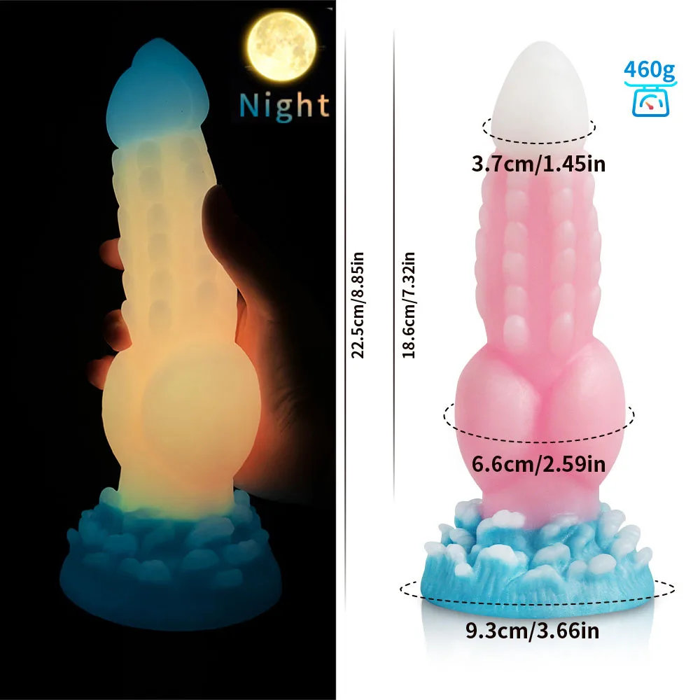 2024 Luminous Anal Plug Animals Dildos For Women Men Butt Plug With Suction Cup Silicone Anal Plug Beautiful Anal Sex Toys 2024 Luminous Anal Plug Animals Dildos For Women Men Butt Plug With Suction Cup Silicone Anal Plug Beautiful Anal Sex Toys