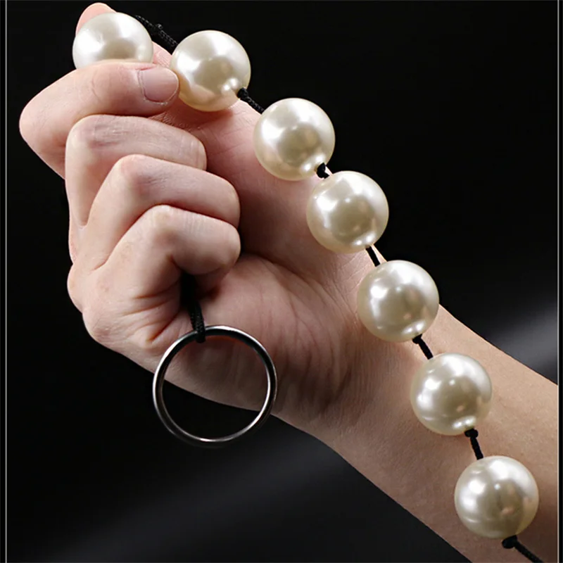 ABS Pearl Anal Beads Butt Plug Ball Vagina Stimulation Massage Masturbation Adult Sex Toys For Women Men Couples Flirting Games ABS Pearl Anal Beads Butt Plug Ball Vagina Stimulation Massage Masturbation Adult Sex Toys For Women Men Couples Flirting Games