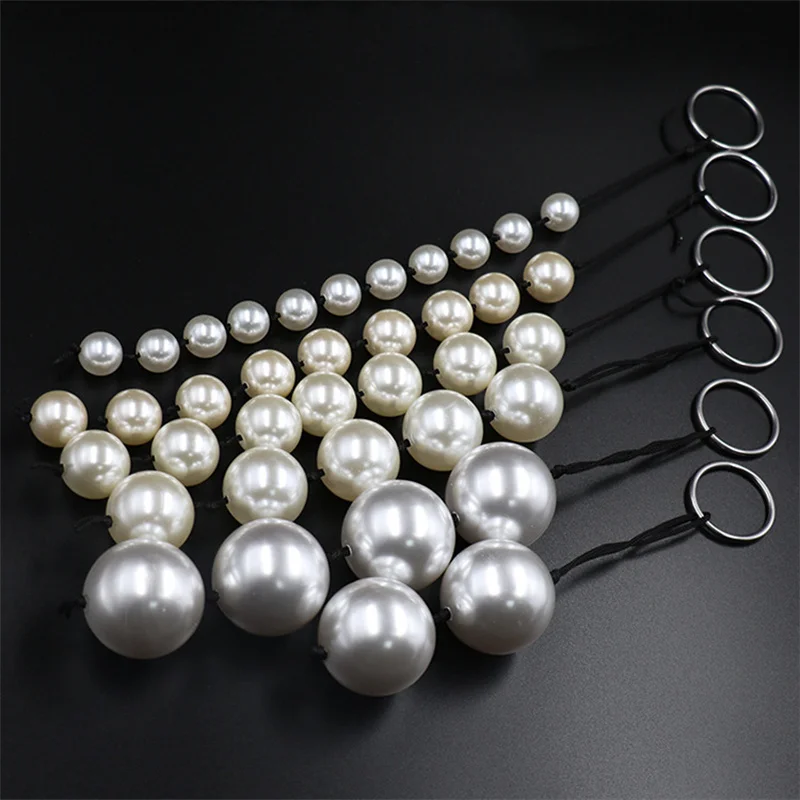 ABS Pearl Anal Beads Butt Plug Ball Vagina Stimulation Massage Masturbation Adult Sex Toys For Women Men Couples Flirting Games ABS Pearl Anal Beads Butt Plug Ball Vagina Stimulation Massage Masturbation Adult Sex Toys For Women Men Couples Flirting Games