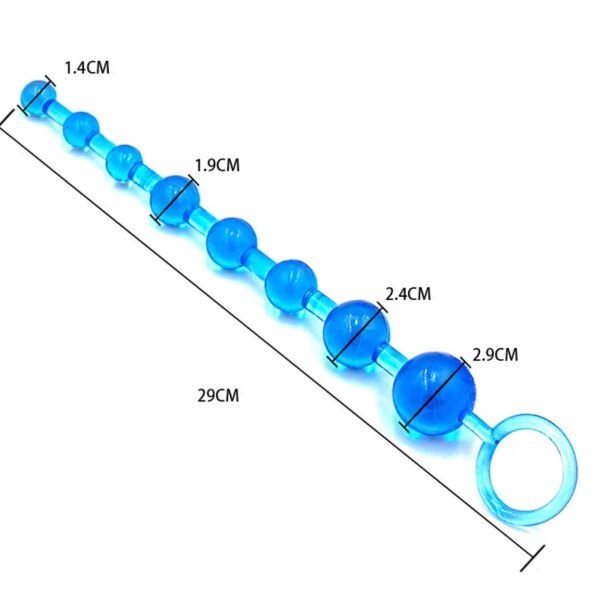 Plastic Anal Beads for Wome Men Adult Sex Toys Gay Anus Stimulator Prosate Massage Buttplug Anal Beads G spot Orgasm Props