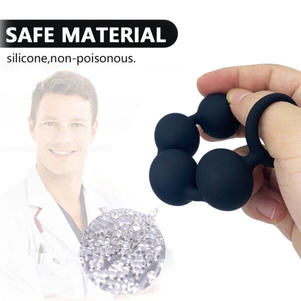 Small Anal Beads Silicone Butt Plug Anal Balls Buttplug Sex Toys for Beginners Men and Women Erotic Toy SexShop Goods for Adults