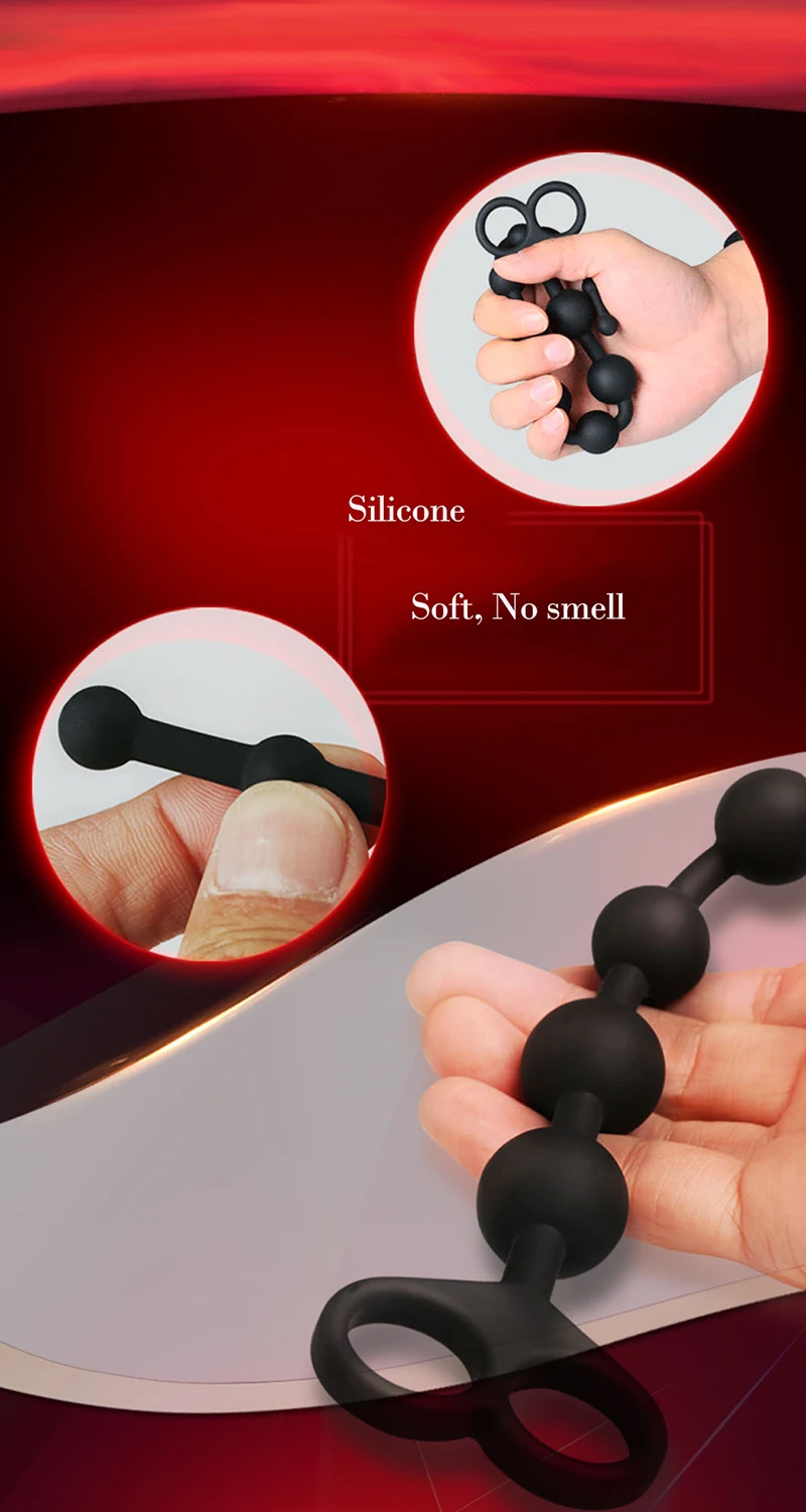 Small Anal Beads Silicone Butt Plug Anal Balls Buttplug Sex Toys for Beginners Men and Women Erotic Toy SexShop Goods for Adults