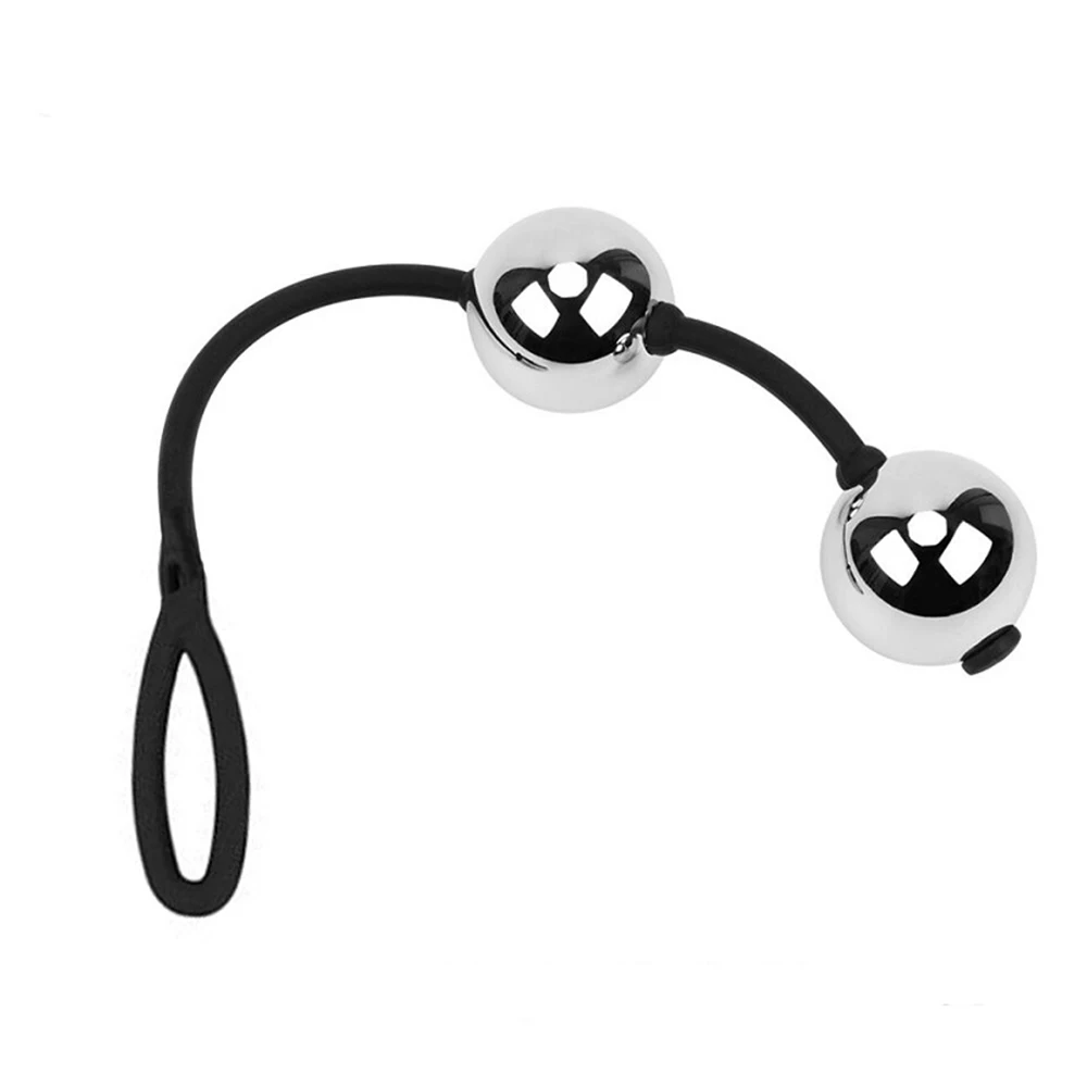 3 Sizes of Metal Contraction Balls Butt Plug Female Reduction Couples Vaginal Shrink Sex Toys for Women Anal Toy for Couples 3 Sizes of Metal Contraction Balls Butt Plug Female Reduction Couples Vaginal Shrink Sex Toys for Women Anal Toy for Couples