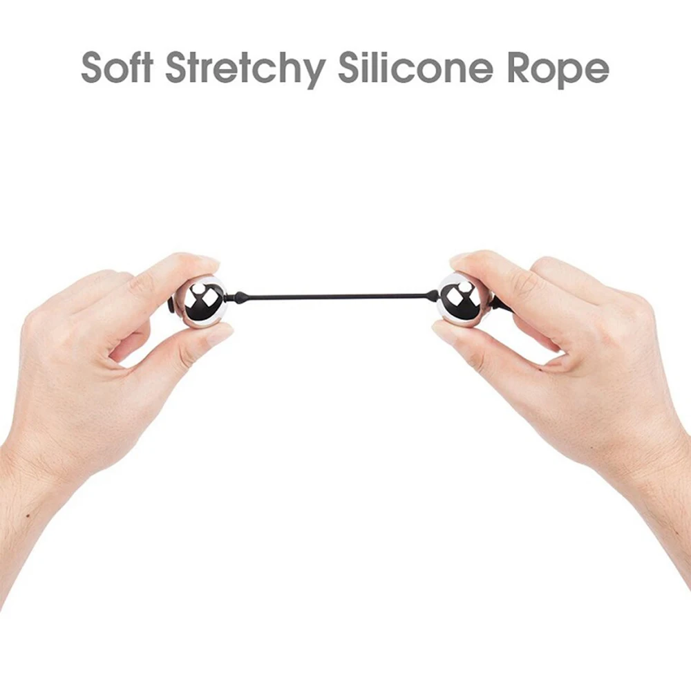 3 Sizes of Metal Contraction Balls Butt Plug Female Reduction Couples Vaginal Shrink Sex Toys for Women Anal Toy for Couples 3 Sizes of Metal Contraction Balls Butt Plug Female Reduction Couples Vaginal Shrink Sex Toys for Women Anal Toy for Couples