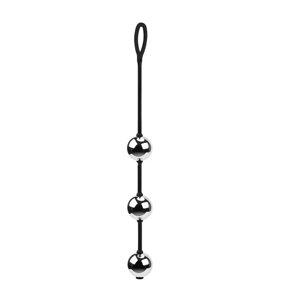 3 Sizes of Metal Contraction Balls Butt Plug Female Reduction Couples Vaginal Shrink Sex Toys for Women Anal Toy for Couples 3 Sizes of Metal Contraction Balls Butt Plug Female Reduction Couples Vaginal Shrink Sex Toys for Women Anal Toy for Couples