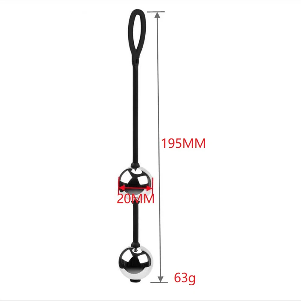 3 Sizes of Metal Contraction Balls Butt Plug Female Reduction Couples Vaginal Shrink Sex Toys for Women Anal Toy for Couples 3 Sizes of Metal Contraction Balls Butt Plug Female Reduction Couples Vaginal Shrink Sex Toys for Women Anal Toy for Couples