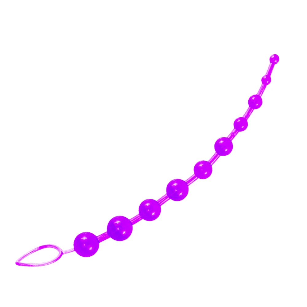 Anal Beads Sex Toys for Women Men Gay Buttplug Beads Long Butt Beads Vagina Clit Pull Ring Ball Anal Stimulator Sex Accessories