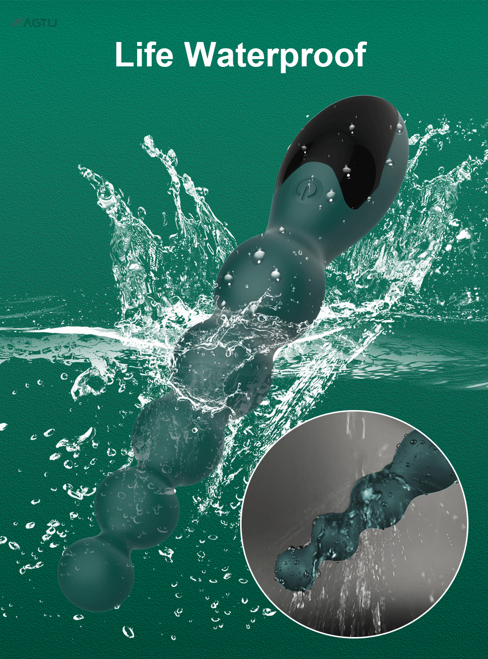 Vibrating Anal Beads Butt Plug for Men Women Anal Vibrator Anal Balls Men Prostate Massager with LED Digtal Screen