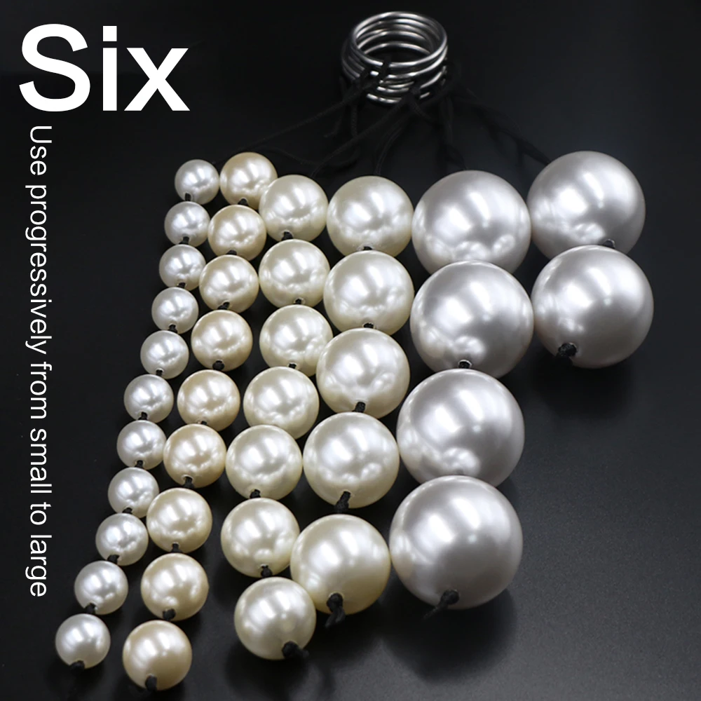 Super Large Pearl Anal Plugs Long Anal Beads Butt Plug Vaginal Balls Sex Toys For Women Men Handheld Anus Masturbator Expander Super Large Pearl Anal Plugs Long Anal Beads Butt Plug Vaginal Balls Sex Toys For Women Men Handheld Anus Masturbator Expander