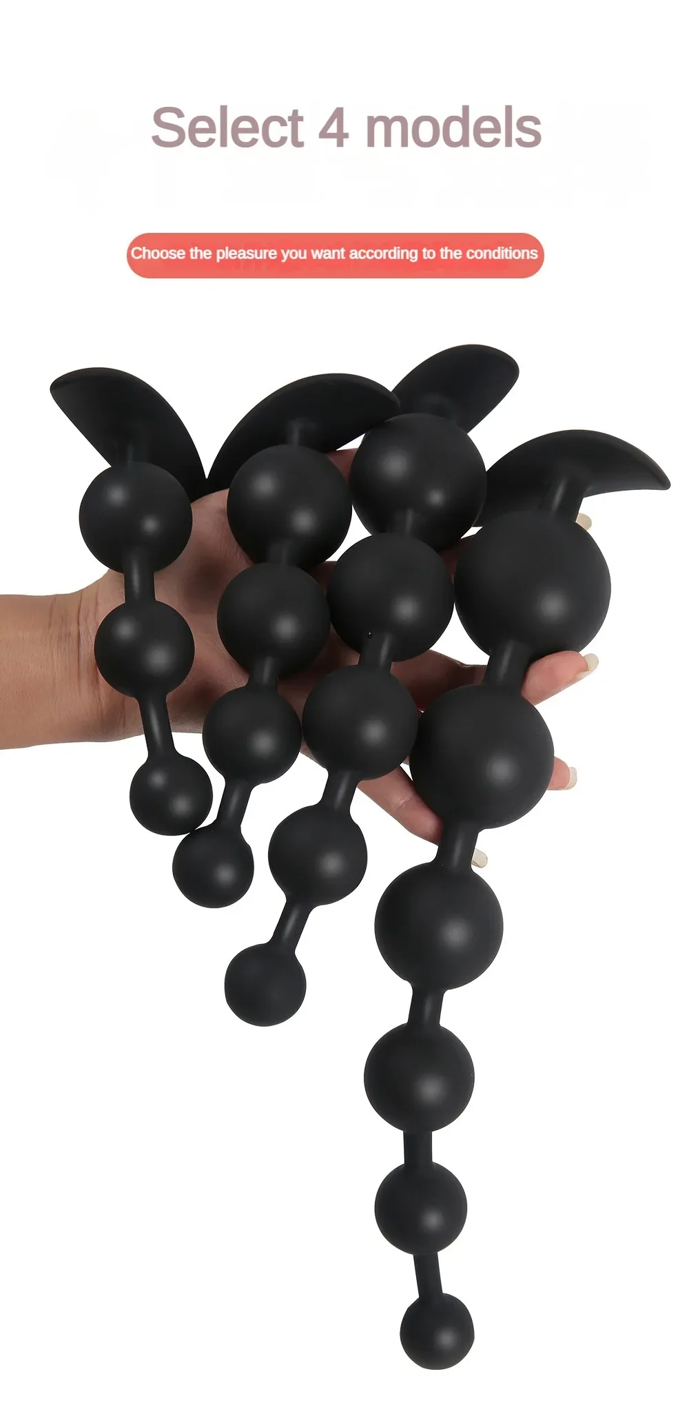 4 Sizes Silicone Anal Beads Anal Plug Butt Plug Pull Beads Dildo Masturbator Anal Dilator Adult Sex Toys For Woman Men Sex Shop 4 Sizes Silicone Anal Beads Anal Plug Butt Plug Pull Beads Dildo Masturbator Anal Dilator Adult Sex Toys For Woman Men Sex Shop