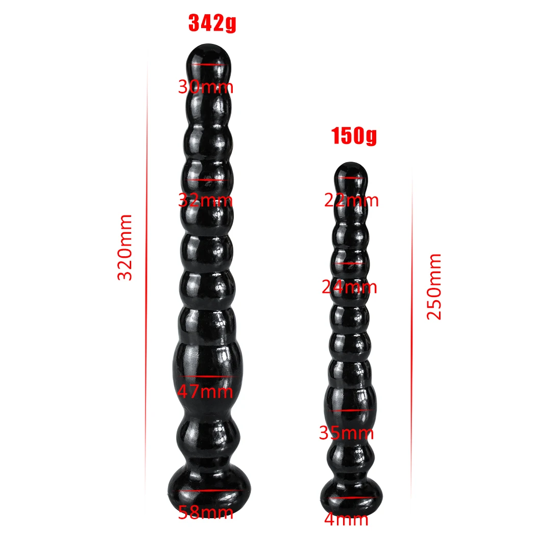 Anus Backyard Beads Anal Balls Long Anal Plug With Suction Cup Prostata Massage Butt Plug Sex Toys for Women Men Adults Products