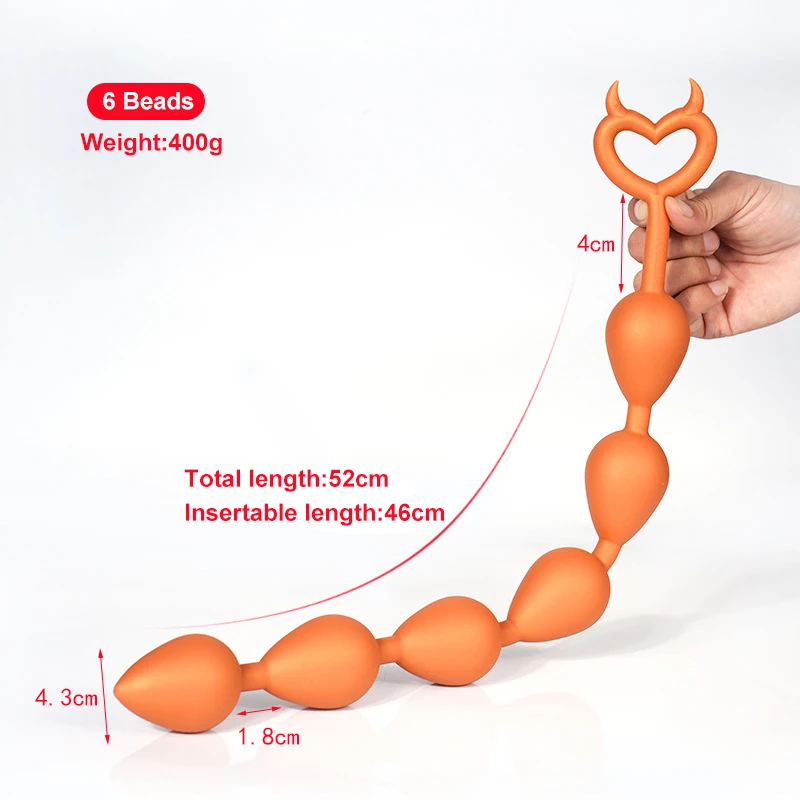 Devil Shapes Pull Ring Anal Plug Beads Strawberry Gradient Size Soft Liquid Silicone Material Anus Prostate Massage Masturbation Devil Shapes Pull Ring Anal Plug Beads Strawberry Gradient Size Soft Liquid Silicone Material Anus Prostate Massage Masturbation