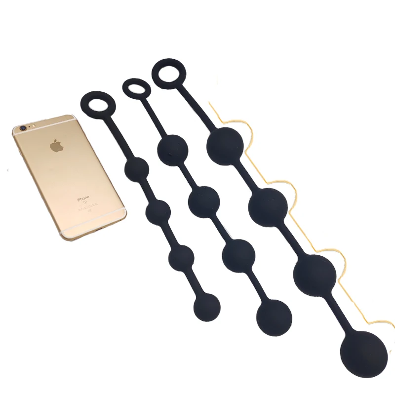 Anal Beads Sex Toys for Women Men Gay Buttplug Beads Long Butt Beads Vagina Clit Pull Ring Ball Anal Stimulator Sex Accessories