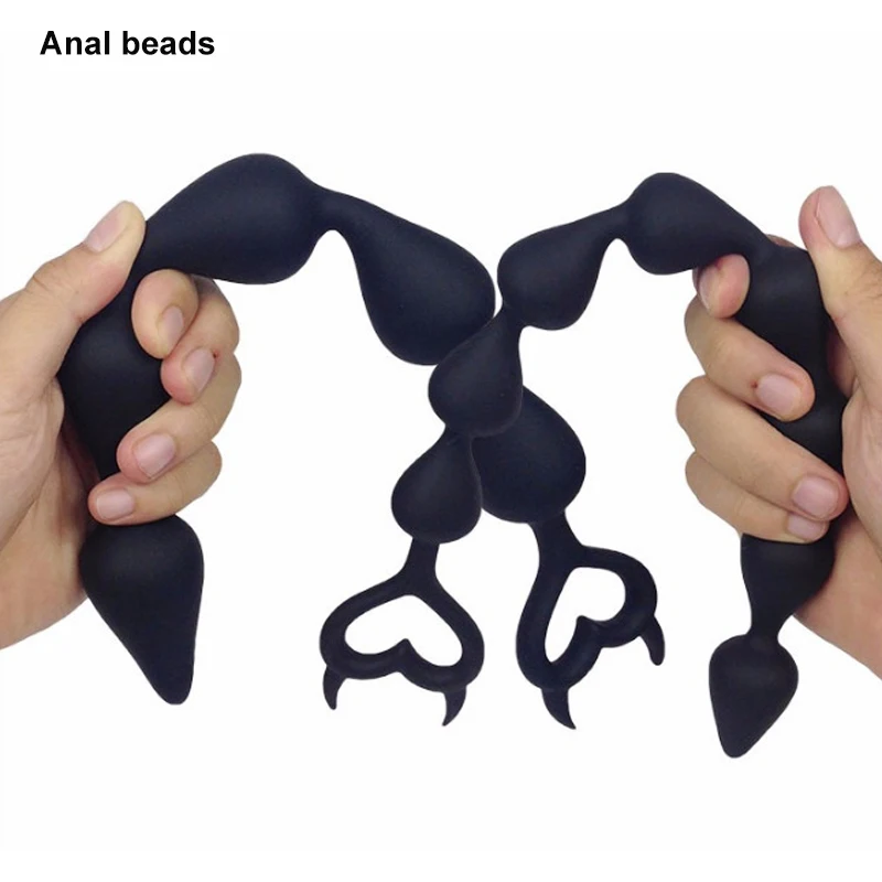Silicone Big Anal Beads Balls Butt Plug Adults Erotic Sex Toys for Women Anus Masturbator Dilator Expander But Prostate Massager