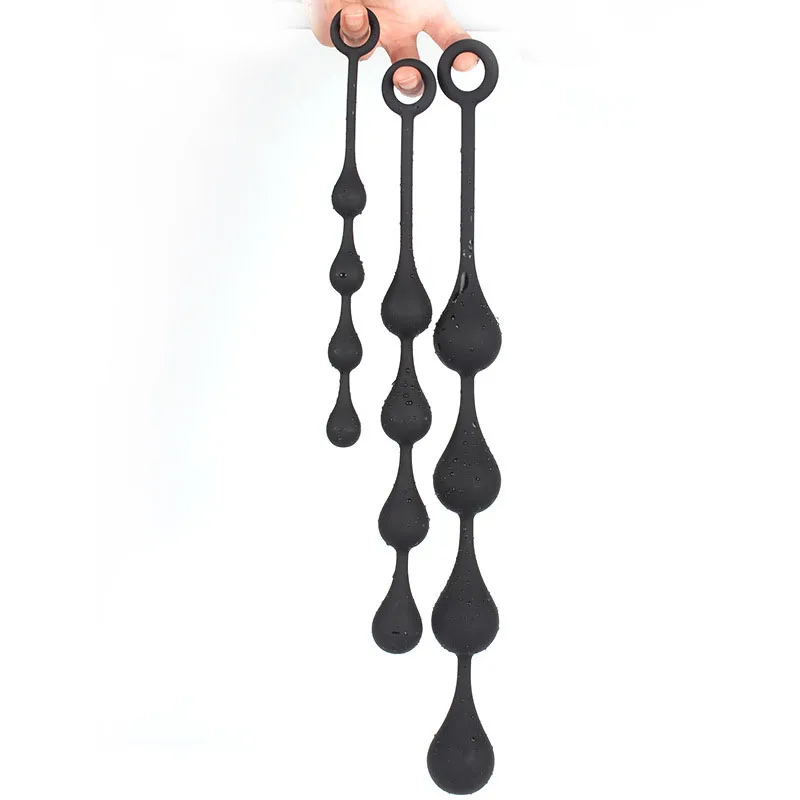 Silicone Big Anal Beads Balls Butt Plug Adults Erotic Sex Toys for Women Anus Masturbator Dilator Expander But Prostate Massager