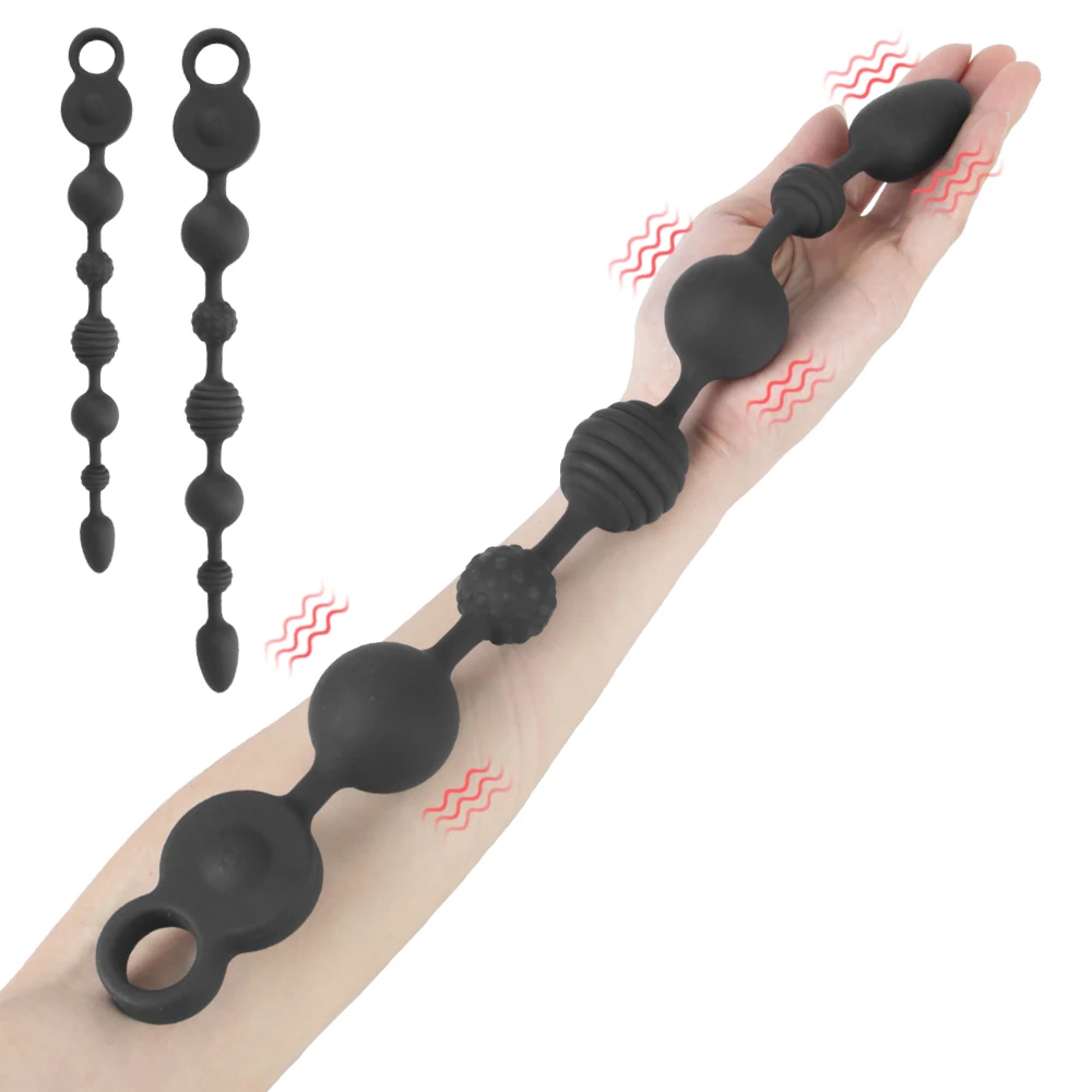 35/43cm Long Butt Plug Vibrators Anal Beads for Women Vaginal Balls Men Prostate Massager Sex Toys Couples Adults Games Erotic