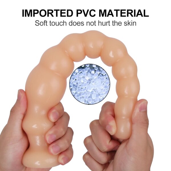 Long Anal Beads Ball Butt Plug Big Buttplug Prosate Massager Dildo Dilator Female Masturbator Adult Sexy Toys For Men Women Gay