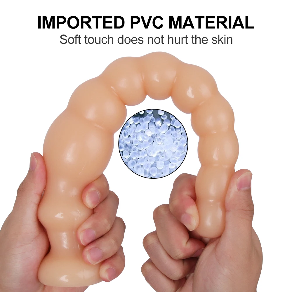 Long Anal Beads Ball Butt Plug Big Buttplug Prosate Massager Dildo Dilator Female Masturbator Adult Sexy Toys For Men Women Gay