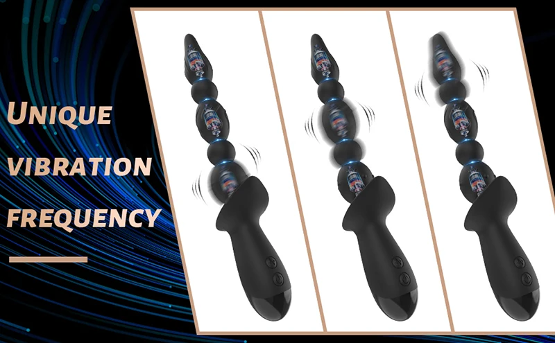 Vibrating Beads Butt Plugs Anal Vibrator For Men Long Orgasm Women Vagina Massage Clitoris Stimulator Sex Toys For Couple