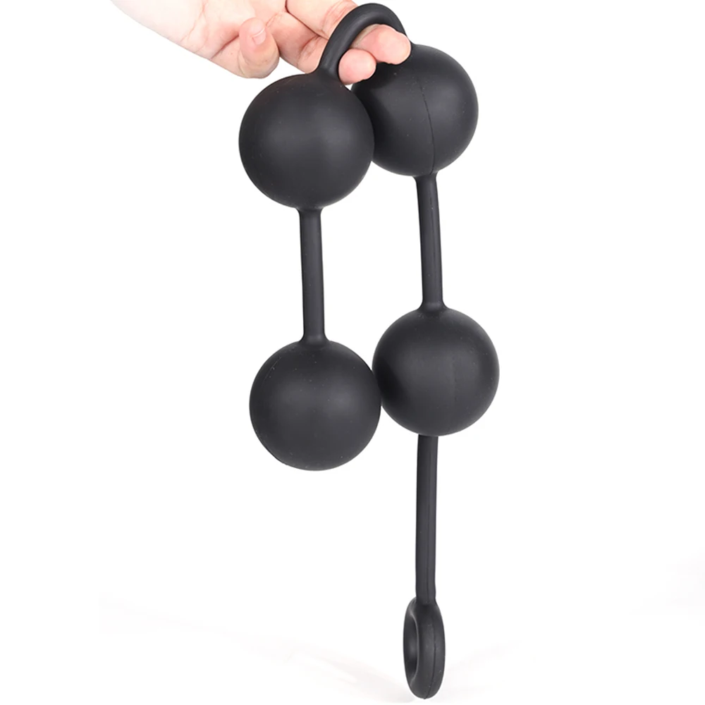 Silicone Big Anal Beads Balls Butt Plug Vaginal Balls Erotic Sex Toys for Women Anus Masturbator Anus Dilator Prostate Massager Silicone Big Anal Beads Balls Butt Plug Vaginal Balls Erotic Sex Toys for Women Anus Masturbator Anus Dilator Prostate Massager