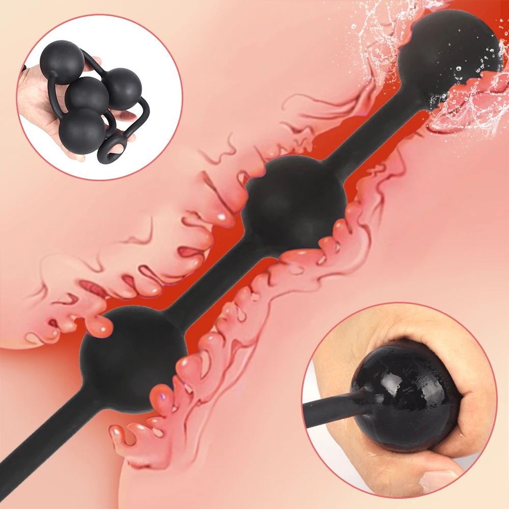 Silicone Big Anal Beads Balls Butt Plug Vaginal Balls Erotic Sex Toys for Women Anus Masturbator Anus Dilator Prostate Massager Silicone Big Anal Beads Balls Butt Plug Vaginal Balls Erotic Sex Toys for Women Anus Masturbator Anus Dilator Prostate Massager