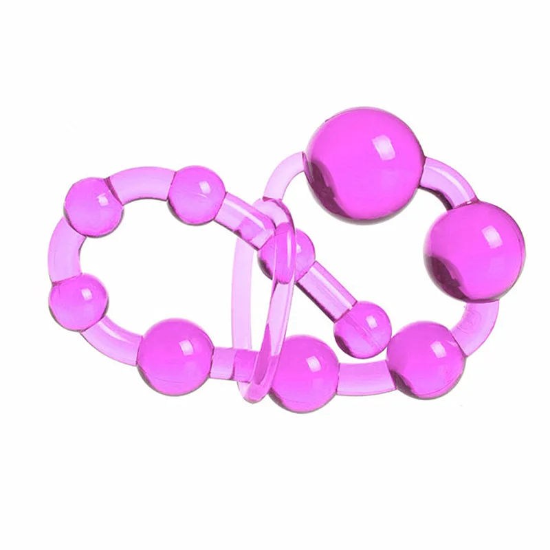 Soft Rubber Anal Toys Stimulator Ball Beads Butt Plug Masturbation No Vibrator Adult Sex Products for Women Men Gay Couple