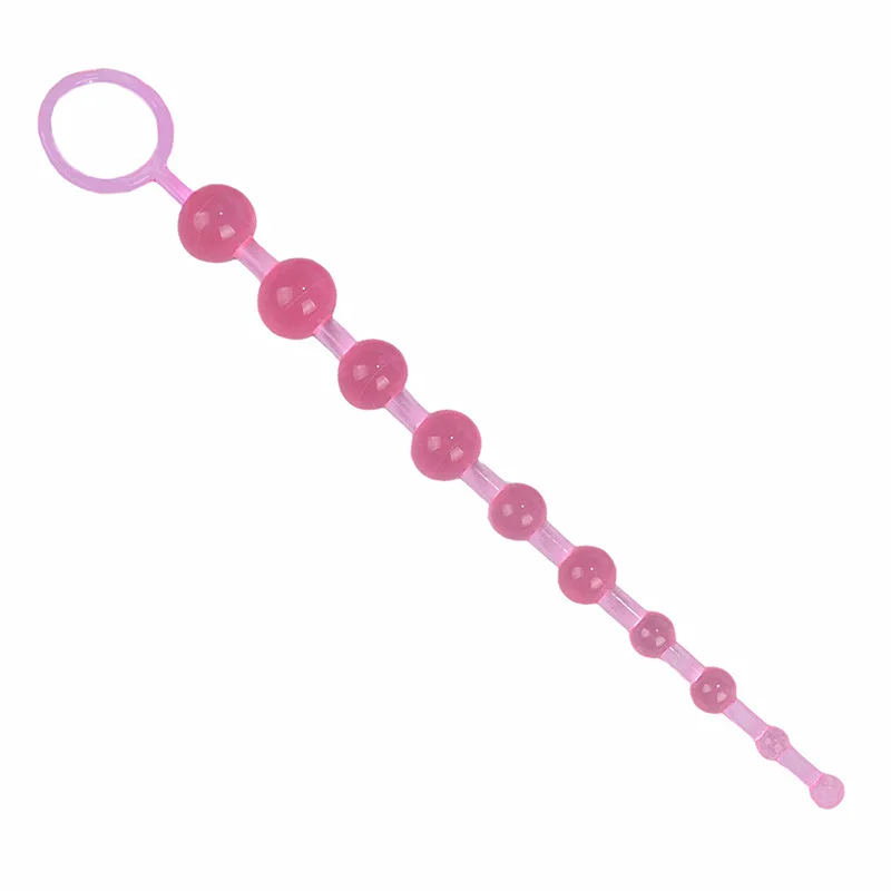 Soft Rubber Anal Toys Stimulator Ball Beads Butt Plug Masturbation No Vibrator Adult Sex Products for Women Men Gay Couple