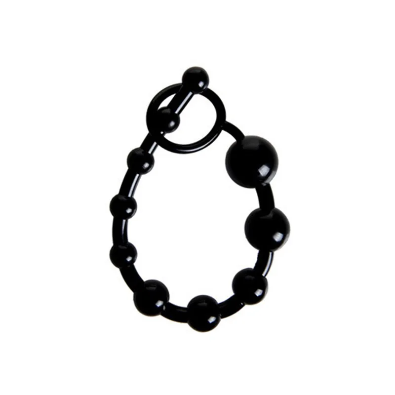 Soft Rubber Anal Toys Stimulator Ball Beads Butt Plug Masturbation No Vibrator Adult Sex Products for Women Men Gay Couple