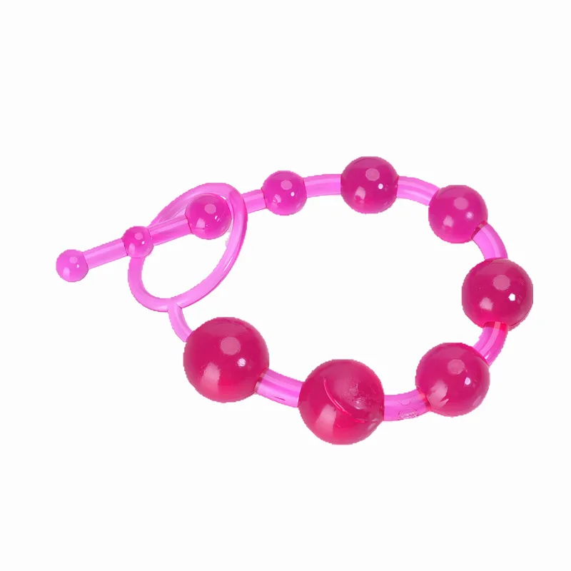 Soft Rubber Anal Toys Stimulator Ball Beads Butt Plug Masturbation No Vibrator Adult Sex Products for Women Men Gay Couple