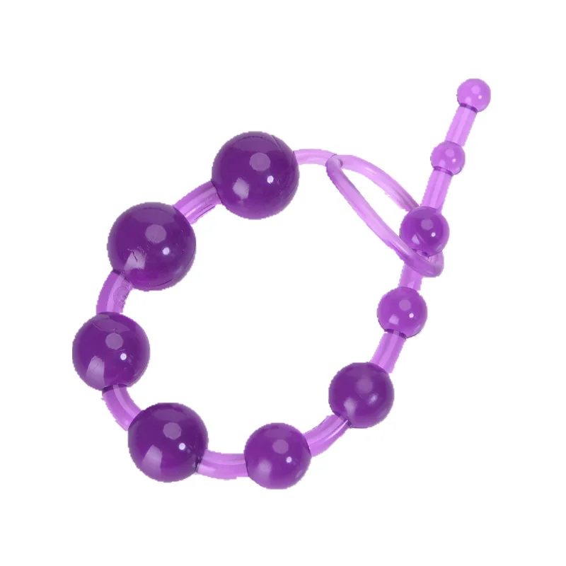 Soft Rubber Anal Toys Stimulator Ball Beads Butt Plug Masturbation No Vibrator Adult Sex Products for Women Men Gay Couple