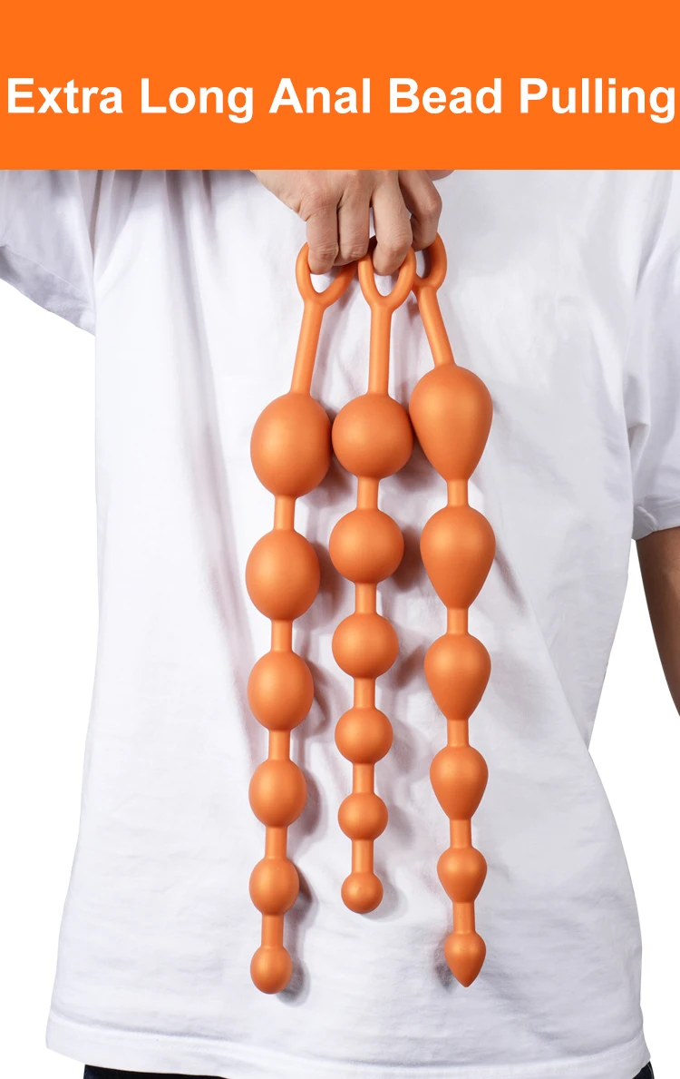 New Model Round Eggs And Water Droplet Shape Anal Plug Sex Toys Progressive Anal Dilator From Small To Large Anus Six Beads
