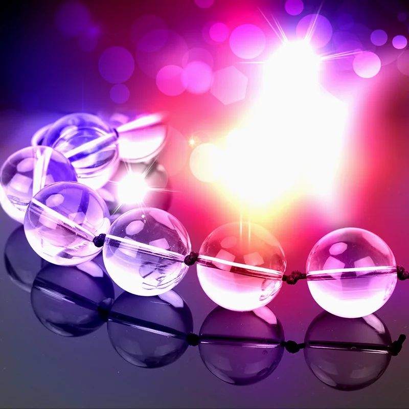 4size Anal Glass Beads Long 3cm  Big Anal Plug Crystal Glass Ball Butt Plug Expander Erotic Gay Sex Toy Anal Stimulate Ball