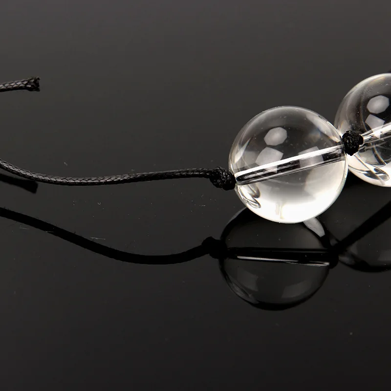4size Anal Glass Beads Long 3cm  Big Anal Plug Crystal Glass Ball Butt Plug Expander Erotic Gay Sex Toy Anal Stimulate Ball