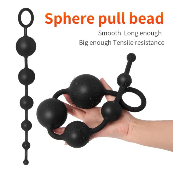 2CM-7CM Size Anal Beads Balls Butt Plug Anal Masturbator Anus Vaginal Dilators Anal Plug Sex Toys For Men Women But Plug Dildo