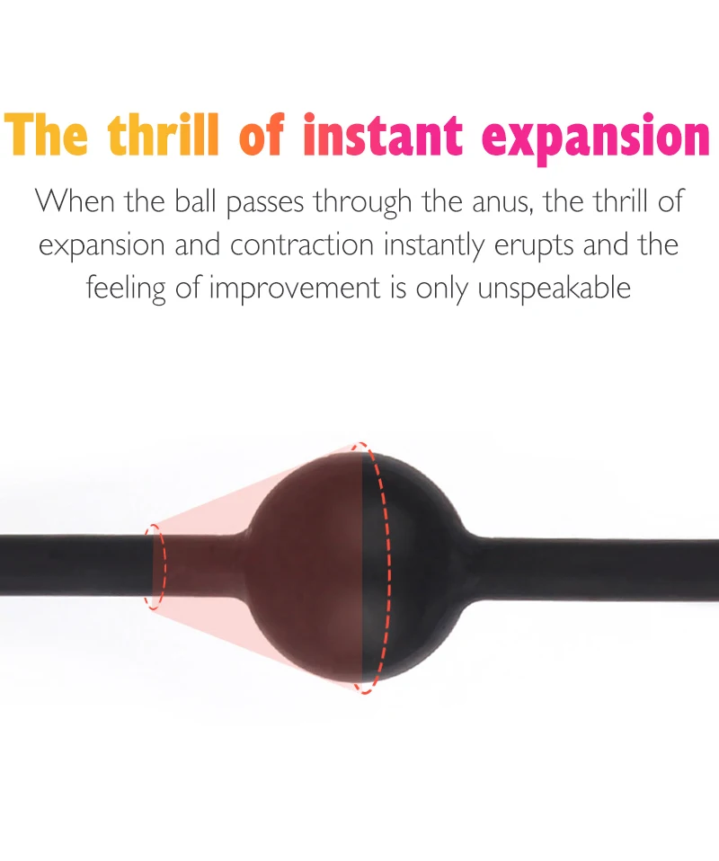 2CM-7CM Size Anal Beads Balls Butt Plug Anal Masturbator Anus Vaginal Dilators Anal Plug Sex Toys For Men Women But Plug Dildo