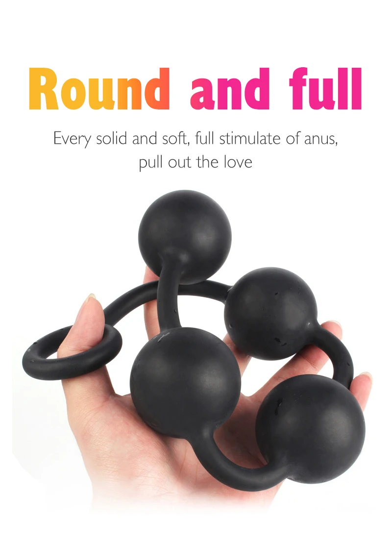 2CM-7CM Size Anal Beads Balls Butt Plug Anal Masturbator Anus Vaginal Dilators Anal Plug Sex Toys For Men Women But Plug Dildo