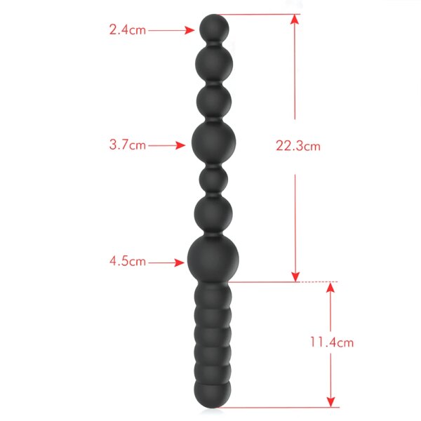 24-45mm Anal Beads For Women Vaginal Balls Men Butt Plug Anus Dilator Long Dildos Female Masturbator Erotic Sex Toys Adult Games