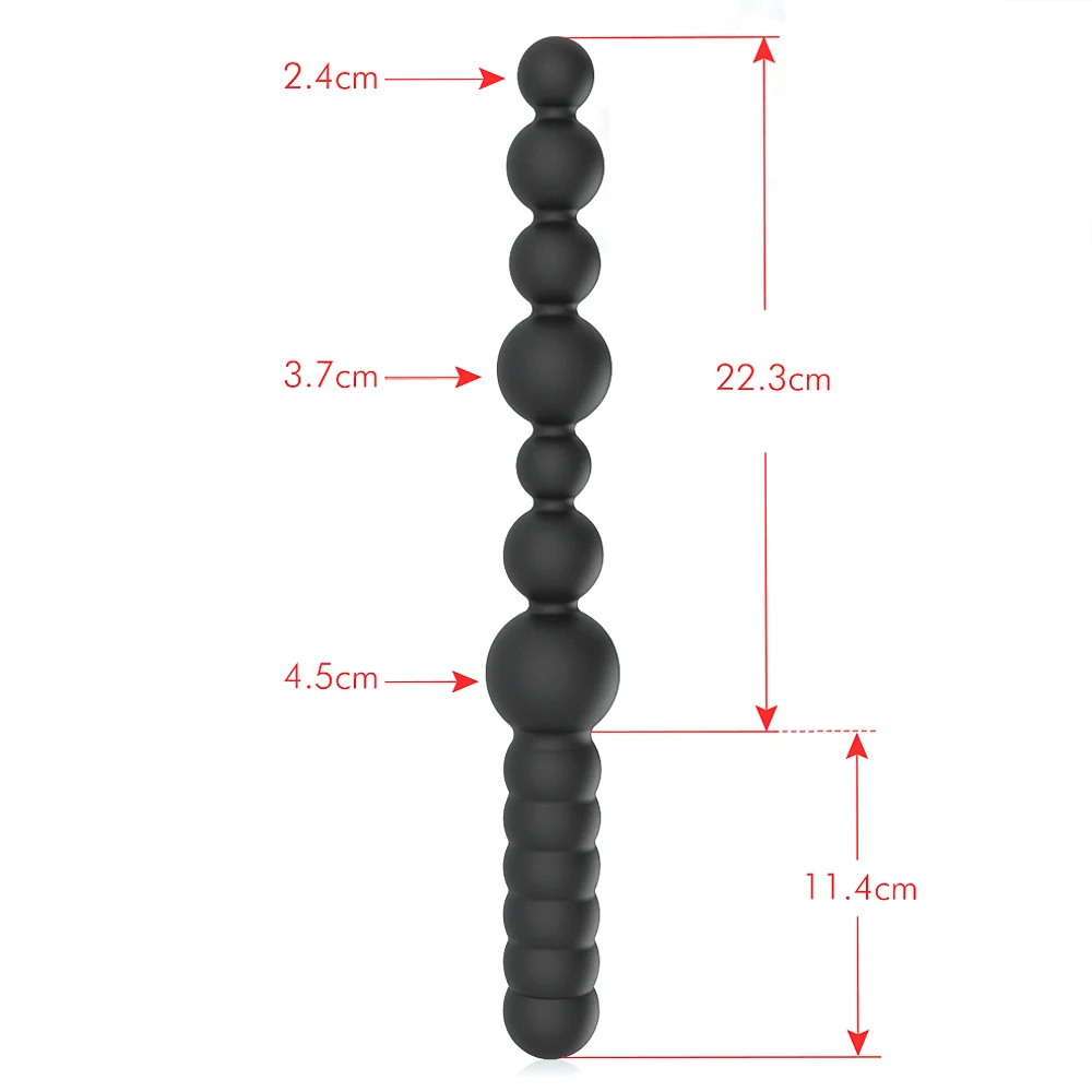 24-45mm Anal Beads For Women Vaginal Balls Men Butt Plug Anus Dilator Long Dildos Female Masturbator Erotic Sex Toys Adult Games