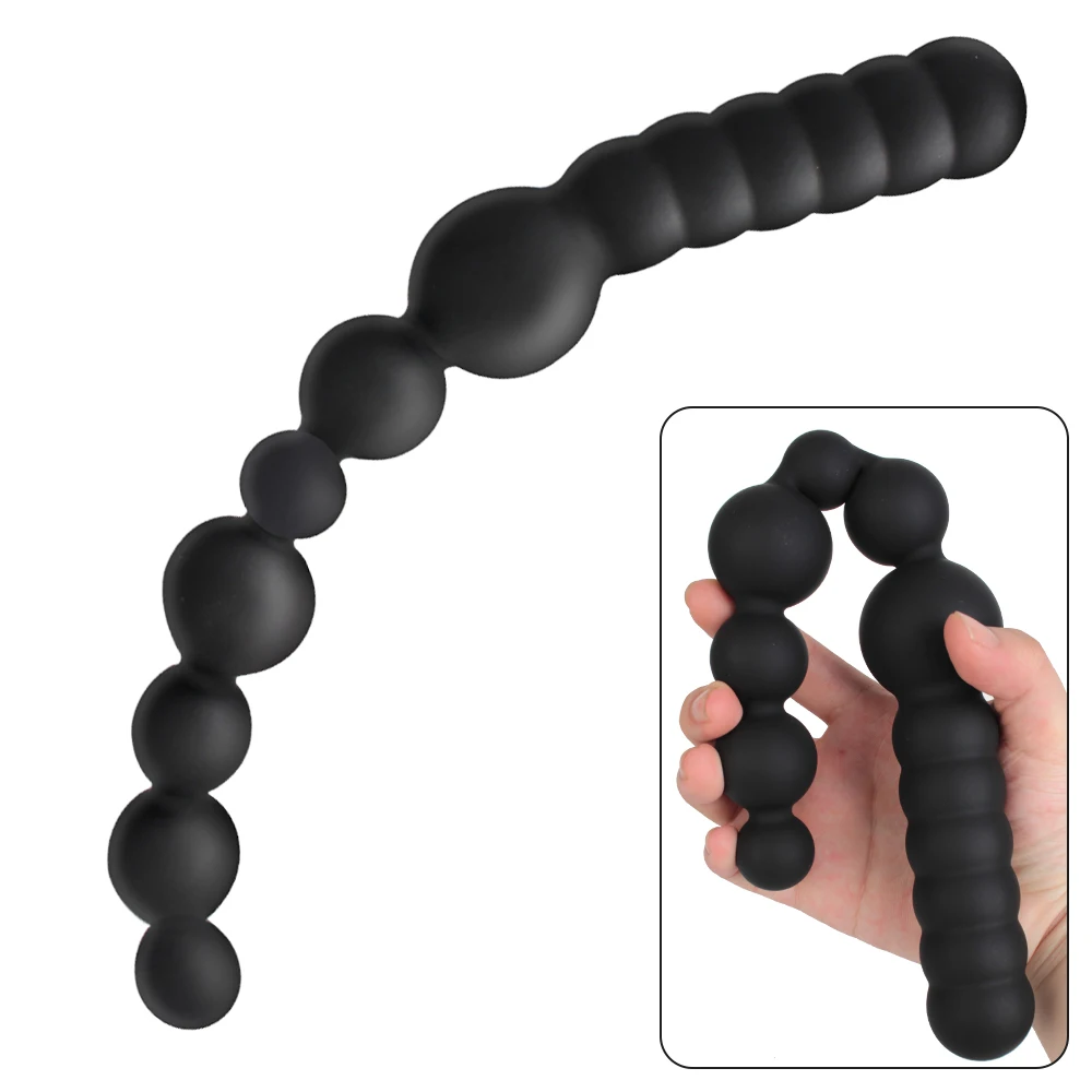 24-45mm Anal Beads For Women Vaginal Balls Men Butt Plug Anus Dilator Long Dildos Female Masturbator Erotic Sex Toys Adult Games