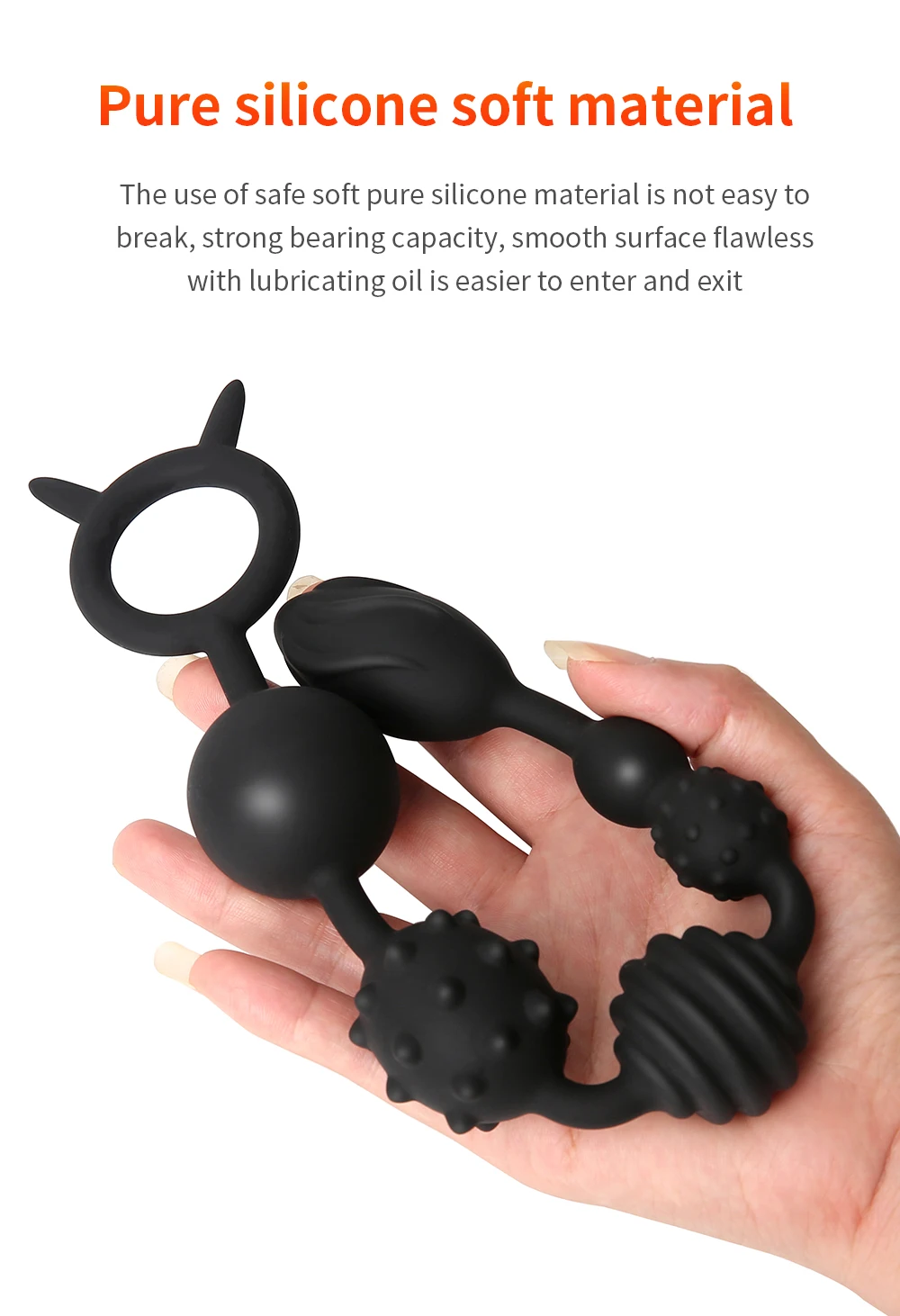 66cm Super Long Anal Beads Anal Plug Prostate Massage Big Butt Plug Vaginal Balls Anal Stimulation Pull Bead Dildo Deep Anal Toy