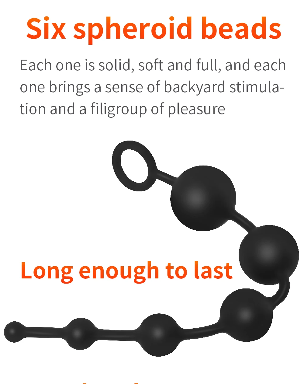 Silicone Anal Beads Long Butt Plug Prostate Massage Anal Stimulation Vaginal Balls Adult Sex Toys For Men Women Masturbation
