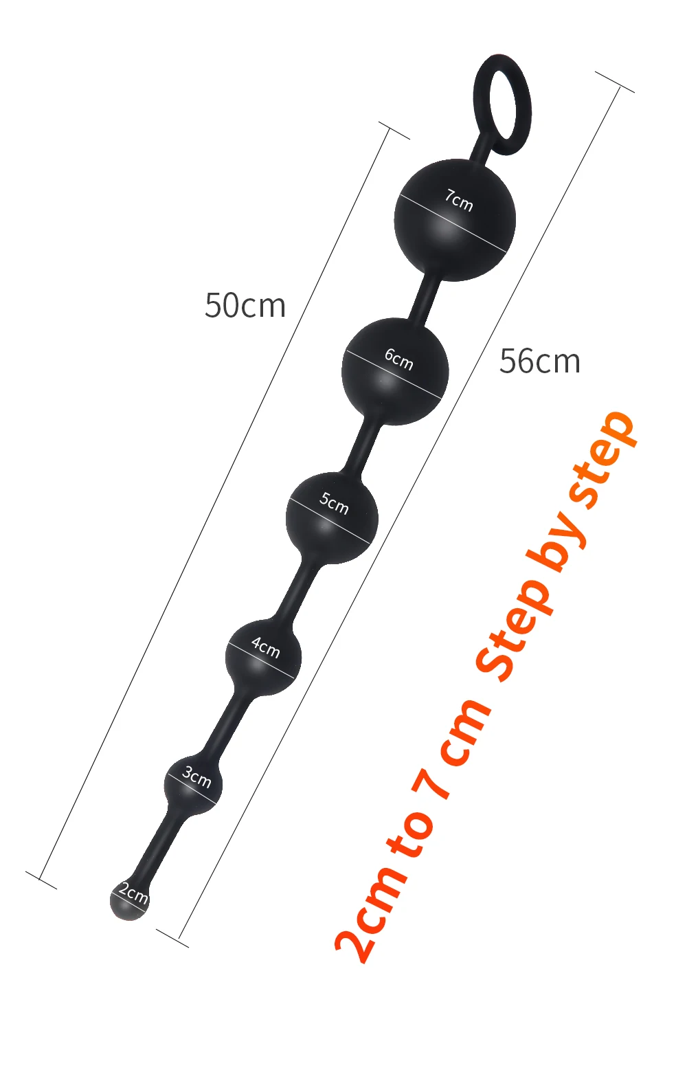 Silicone Anal Beads Long Butt Plug Prostate Massage Anal Stimulation Vaginal Balls Adult Sex Toys For Men Women Masturbation