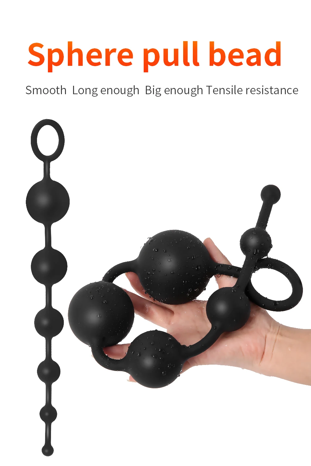 Silicone Anal Beads Long Butt Plug Prostate Massage Anal Stimulation Vaginal Balls Adult Sex Toys For Men Women Masturbation
