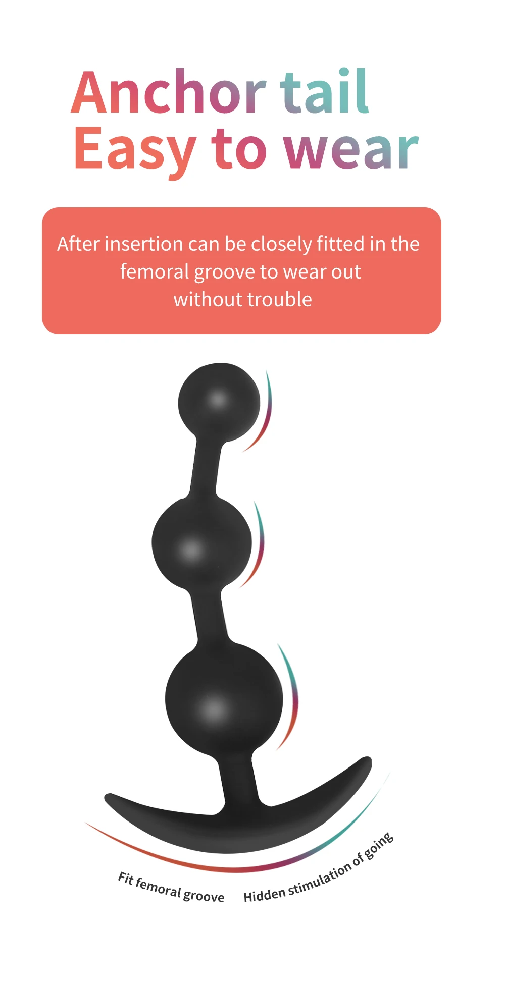 Silicone Anal Beads Long Butt Plug Prostate Massage Anal Stimulation Vaginal Balls Adult Sex Toys For Men Women Masturbation