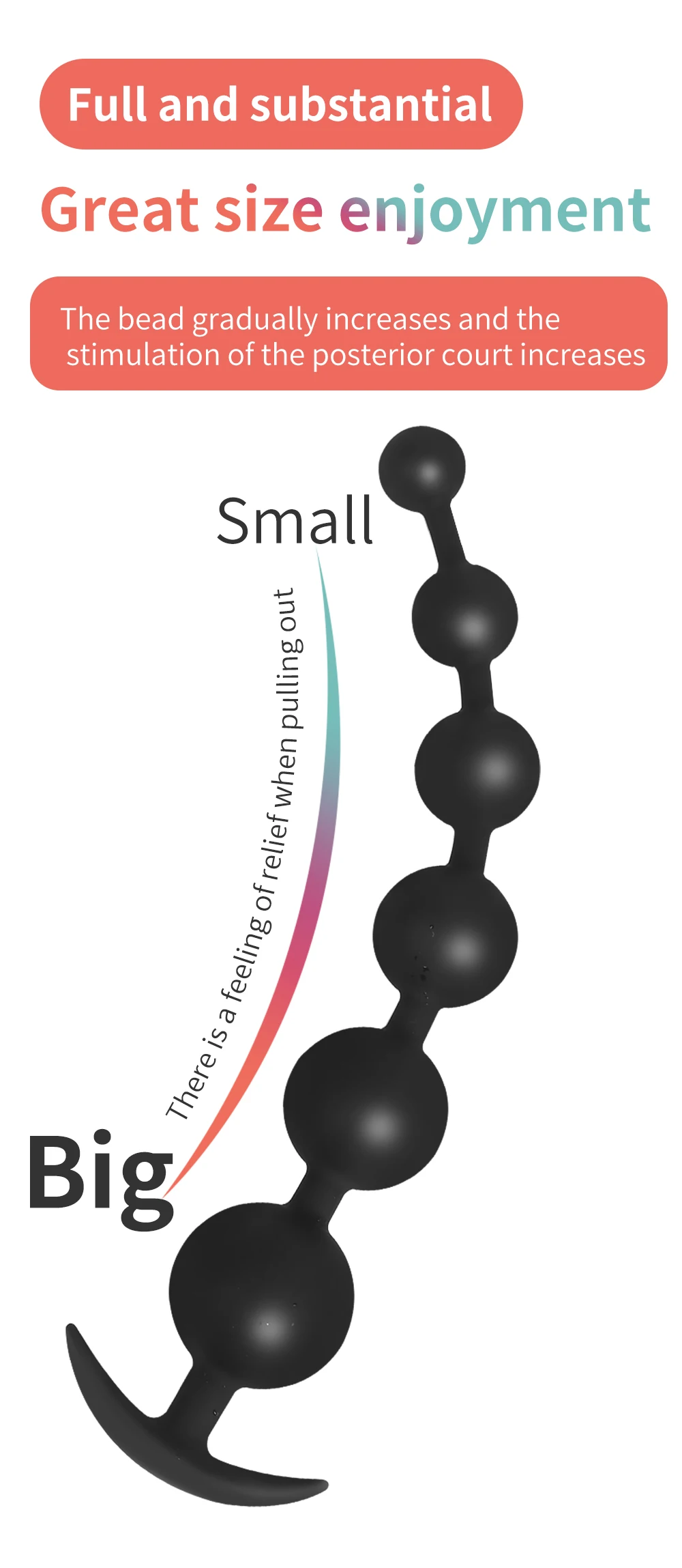 Silicone Anal Beads Long Butt Plug Prostate Massage Anal Stimulation Vaginal Balls Adult Sex Toys For Men Women Masturbation