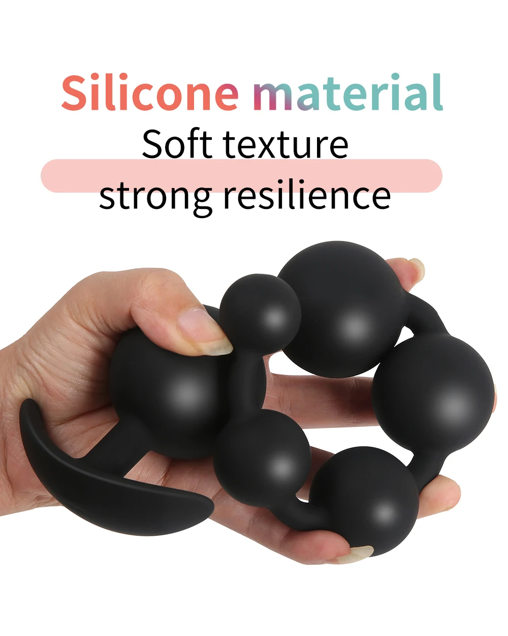 Silicone Anal Beads Long Butt Plug Prostate Massage Anal Stimulation Vaginal Balls Adult Sex Toys For Men Women Masturbation