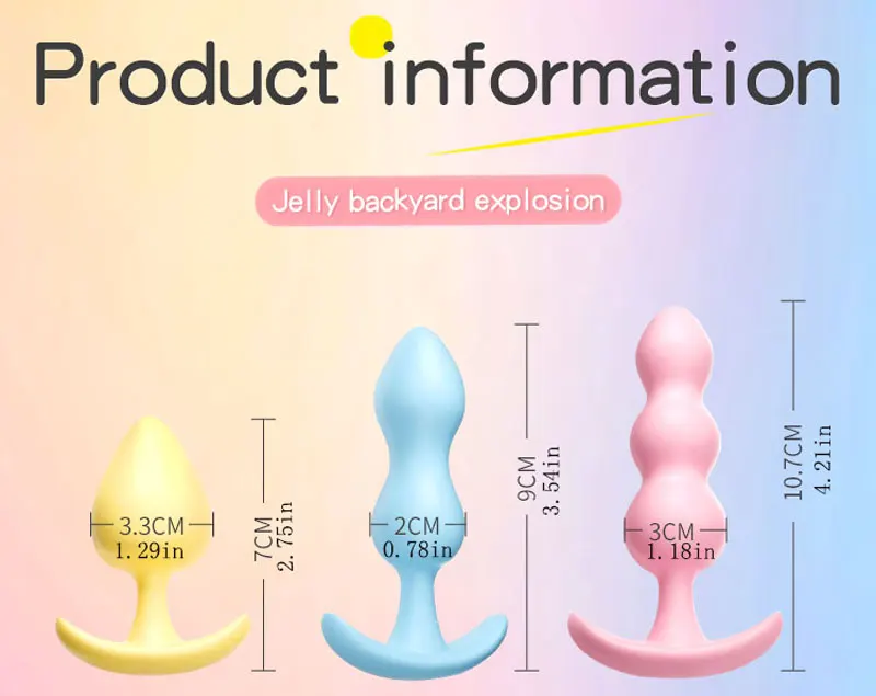 10 beads Soft Rubber Anal Plug Beads Long Orgasm Vagina Clit Pull Ring Ball Butt Toys Adults Women Stimulator Sex Accessories